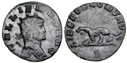 Ancient Coins - Gallienus LIBERO P CONS AVG panther from Rome