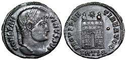 Ancient Coins - Constantine I campgate from Thessalonica