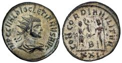 Ancient Coins - Diocletian CONCORDIA MILITVM from Cyzicus