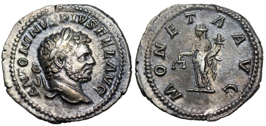 Caracalla MONETA AVG from Rome | Roman Imperial Coins