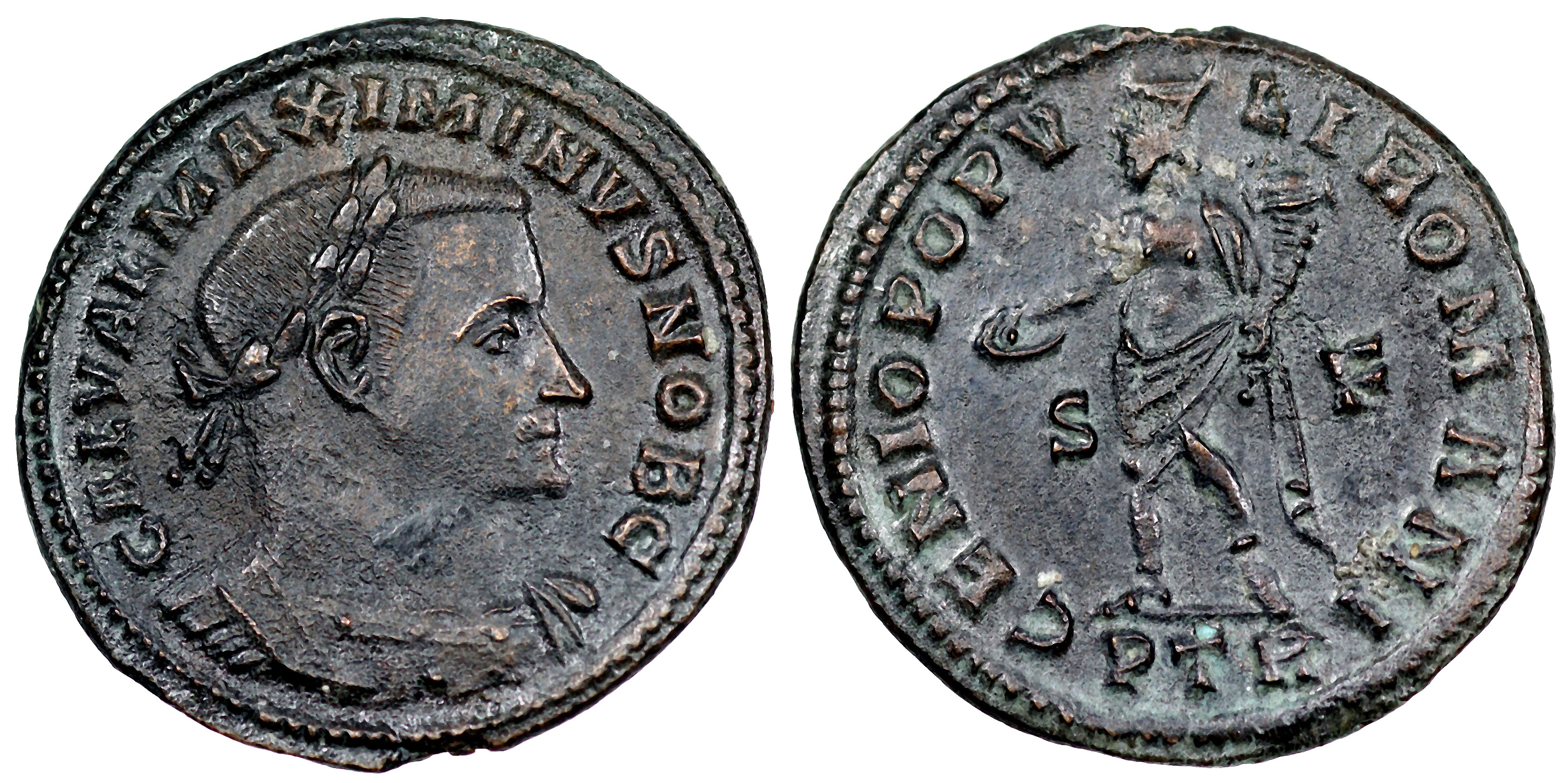 Maximinus II GENIO POPVLI ROMANI from Trier | Roman Imperial Coins