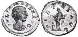 Ancient Coins - Julia Maesa PIETAS AVG denarius from Rome