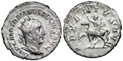 Ancient Coins - Trajan Decius ADVENTVS AVG from Rome
