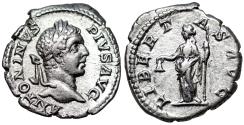Ancient Coins - Caracalla LIBERTAS AVG from Rome