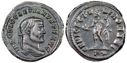 Ancient Coins - Diocletian GENIO from Rome...Not in RIC for slight drapery