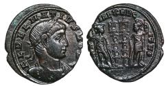 Ancient Coins - Delmatius GLORIA EXERCITVS from Constantinople