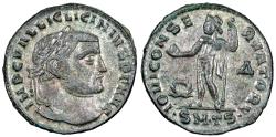 Ancient Coins - Licinius I IOVI CONSERVATORI from Thessalonica