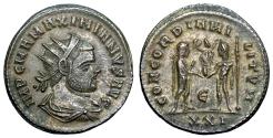Ancient Coins - Maximianus CONCORDIA MILITVM from Cyzicus