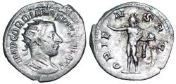 Ancient Coins - Gordian III ORIENS AVG Sol from Antioch