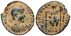 Ancient Coins -  Gratian VIRTVS ROMANORVM from Aquileia