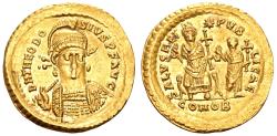 Ancient Coins - Theodosius II, with Valentinian III