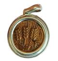 Ancient Coins - Silver pendant with original prutah of Agrippa I, mint of Jerusalem (41/2 C.E.) – perfect gift from the Holy land!