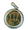 Ancient Coins - Silver pendant with original prutah of Agrippa I, mint of Jerusalem (41/2 C.E.) – perfect gift from the Holy land!