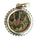 Ancient Coins - Silver pendant with original prutah of Agrippa I, mint of Jerusalem (41/2 C.E.) – perfect gift from the Holy land!