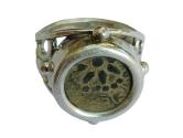 Ancient Coins - Silver ring with original "Widow's Mite" coin (103-76 B.C.E.) – perfect gift from the Holy land!