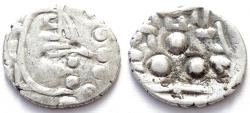 Ancient Coins - INDIA, SINDH: Tapana silver dramma. Rare.