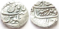 World Coins - INDIA, MUGHALS: Aurangzeb 1/8 rupee nisar. Very Rare.