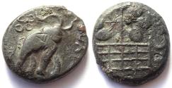 Ancient Coins - INDIA, SATAVAHANA: Chhimuka heavy copper coin. Paithan mint. Rare.