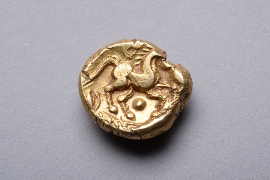 Rare Ancient Celtic Whaddon Chase Trinovantes Gold Stater Coin 60 Bc