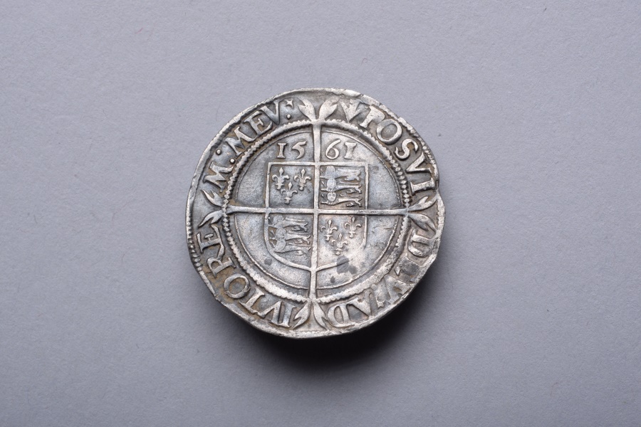 Tudor RESTRIKE Sixpence Coin 1562 Tudor Re-enactment Larp Queen ...