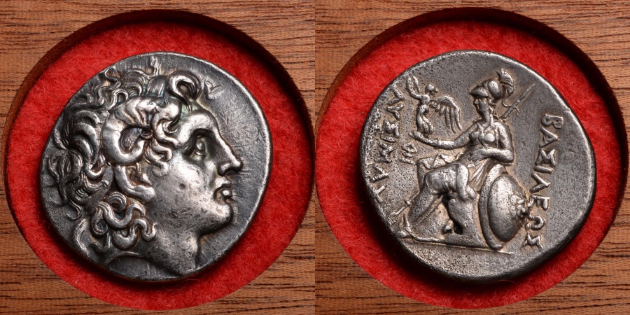 Ancient Greek Silver Alexander The Great Tetradrachm Coin Of Lysimachos ...