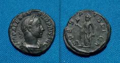 Ancient Coins - Severus Alexander AE Denarius / Spes