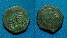 Ancient Coins - Byzantine Manuel I Comnenus Æ tetarteron
