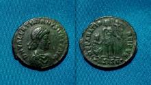 Ancient Coins - VALENTINIAN II Æ24 Maiorina Siscia Scarce