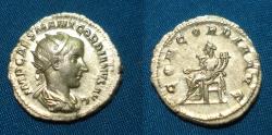 Ancient Coins - Gordian III AR Antoninianus Concordia