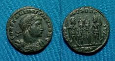 Ancient Coins - Constantine II as Caesar AE Follis Heraclea