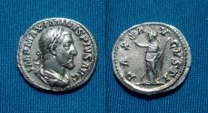 Ancient Coins - Maximinus I AR Denarius R/ PAX