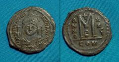 Ancient Coins - Justinian I AE37mm Follis Constantinople