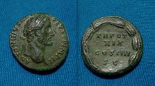 Ancient Coins - Antoninus Pius AE AS