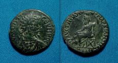 Ancient Coins - Septimius Severus AE28, Marcianopolis / Serapis