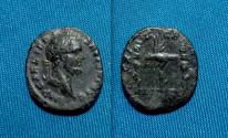 Ancient Coins - Septimius Severus AE Denarius Legionary