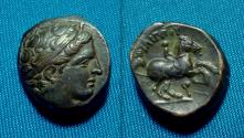 Ancient Coins - Kings of Macedon Philip II AE16