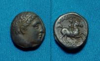 Ancient Coins - Kings of Macedon Philip II AE17