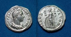 Ancient Coins - Severus Alexander AR Denarius Mars RARE