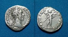 Ancient Coins - Commodus AR Denarius Mars