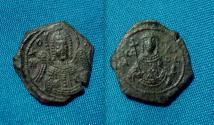 Ancient Coins - Byzantine Isaac II AE tetarteron