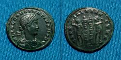 Ancient Coins - Constantius II, as Caesar AE20. Follis