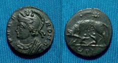 Ancient Coins - VRBS ROMA AE Follis Lyon RARE