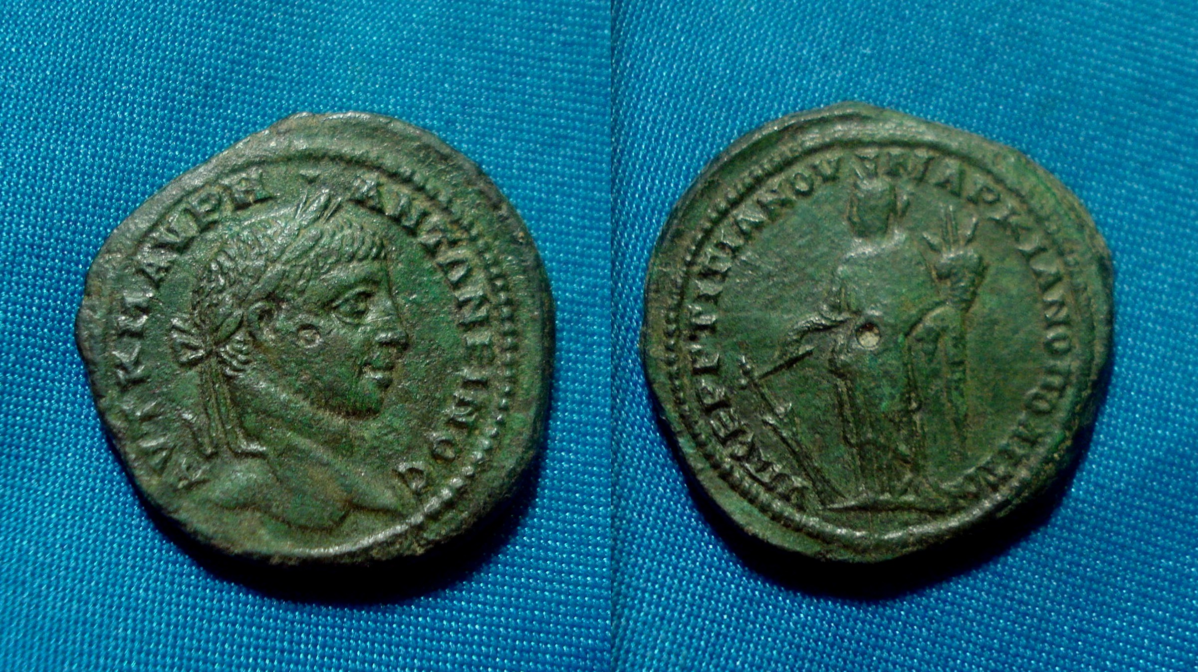 Elagabalis AE27 Marcianopolis, Magistrate Sergius Titianus | Roman ...