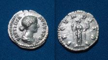 Ancient Coins - Faustina II Augusta Denarius