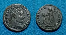 Ancient Coins - Maximinus II Daia AE Follis Cyzicus Very RARE
