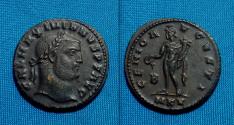 Ancient Coins - Galerius Maximian AE26 Follis Cyzicus