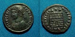 Ancient Coins - Crispus as Caesar, Æ Follis Cyzicus Very RARE