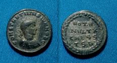 Ancient Coins - Constantine II as Caesar AE20 Follis Votive