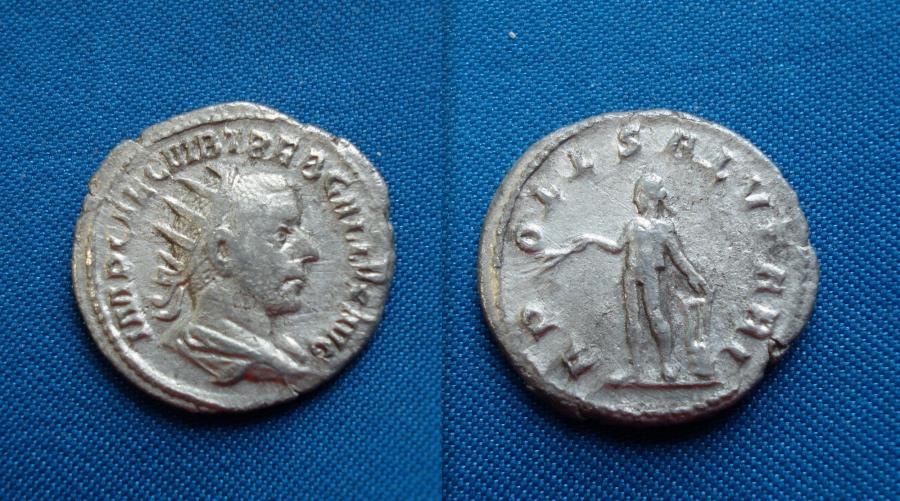 Ancient Coins - Trebonianus Gallus AR antoninianus.