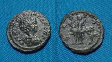 Ancient Coins - Geta as Caesar AE Denarius